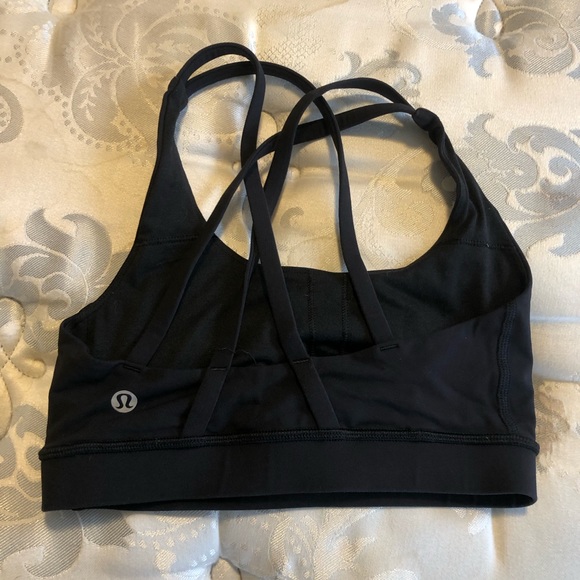 Lululemon Wunder under black bra size 2. Worn once too small - Picture 2 of 2